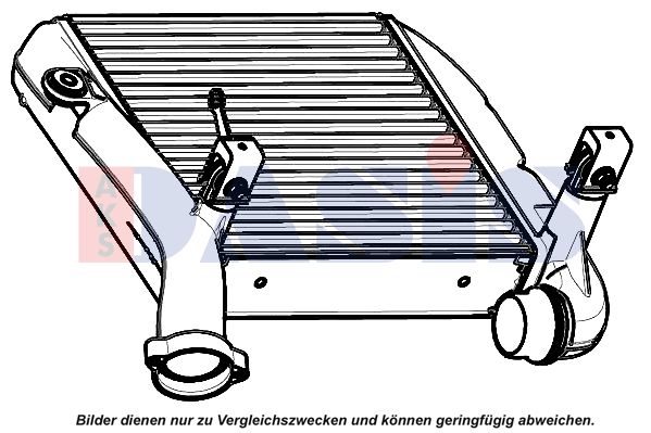 AKS DASIS Kompressoriõhu radiaator 177016N